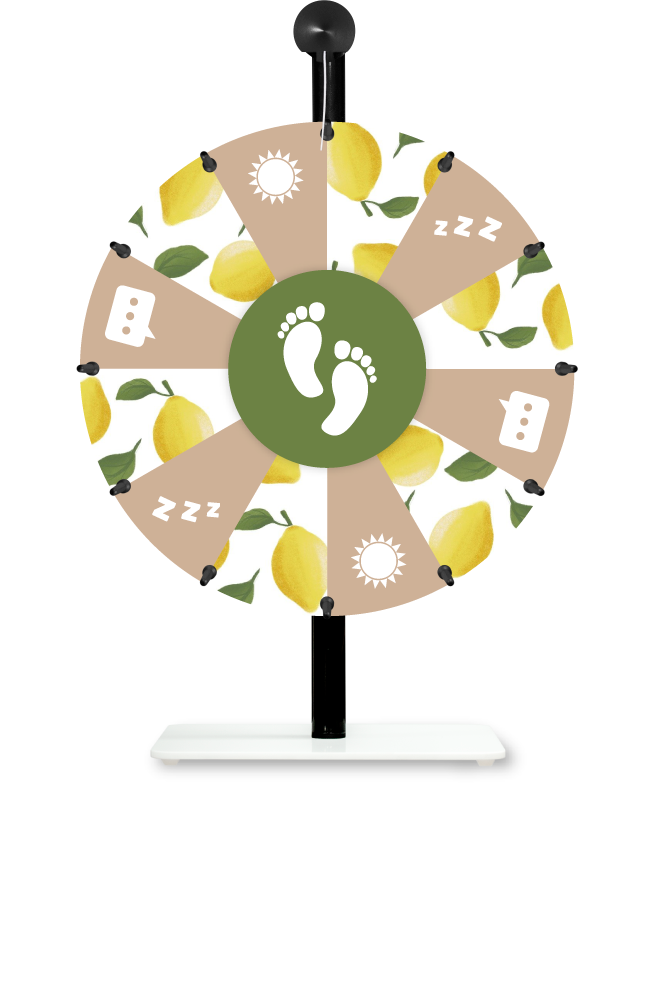Roue de la fortune de table double