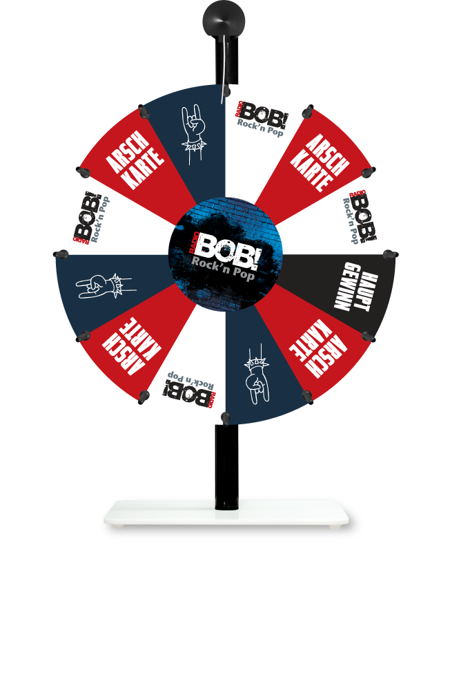 Roue de la fortune de table vierge