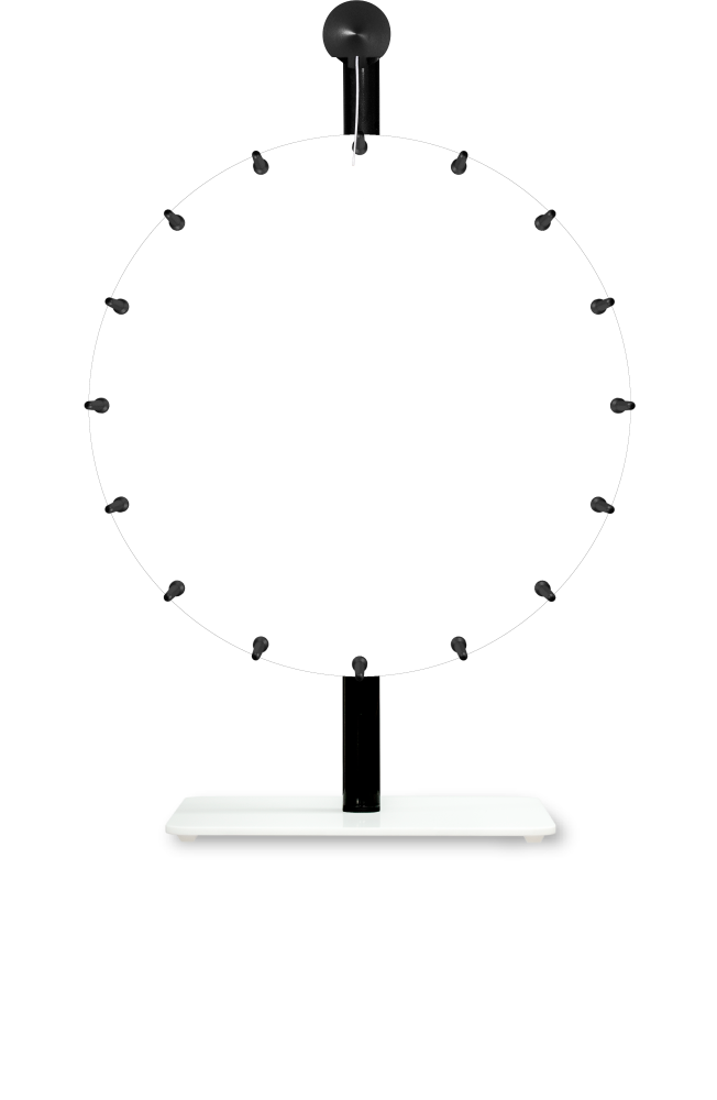 Roue de la fortune de table vierge