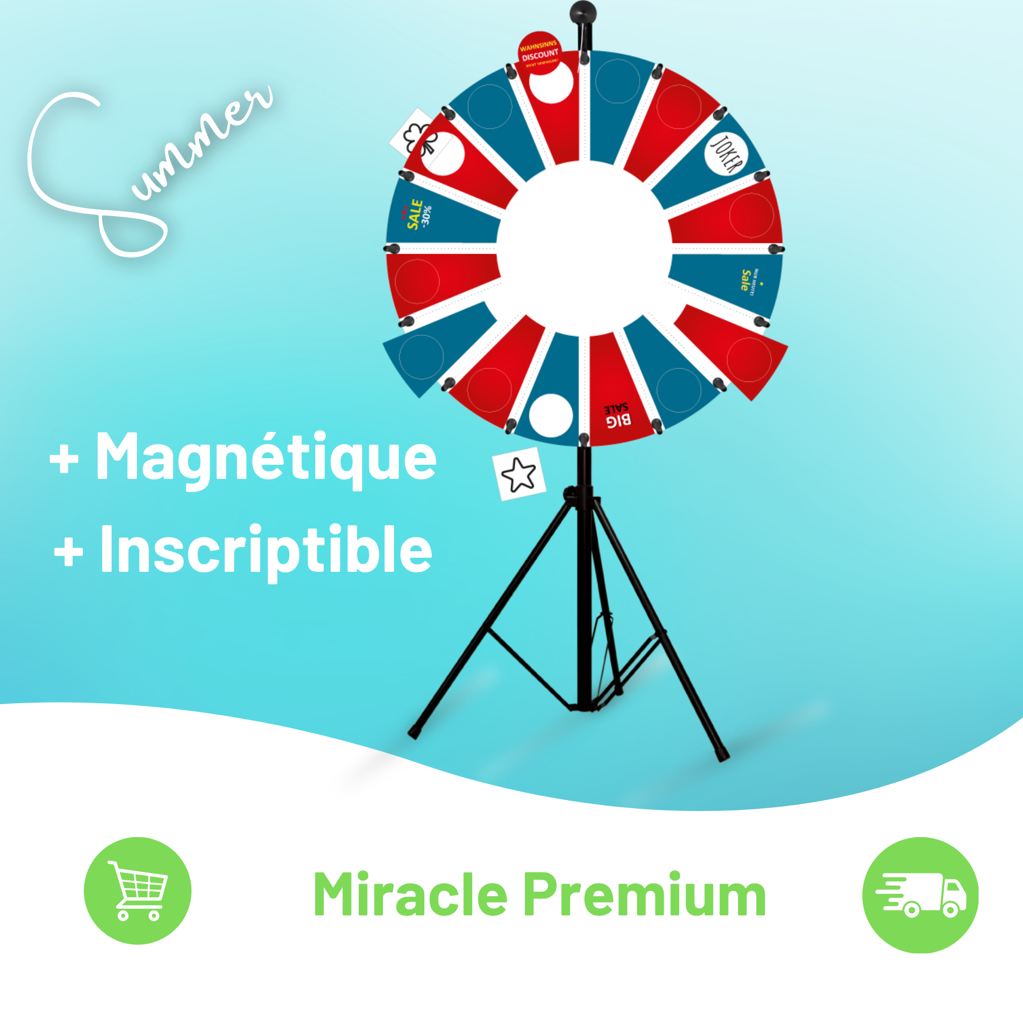 Roue de la fortune Aimant Premium