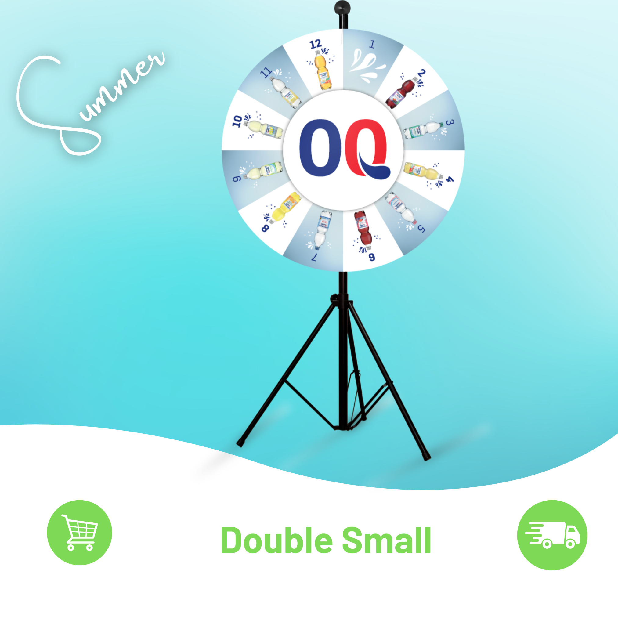 Roue de la fortune de table White-board